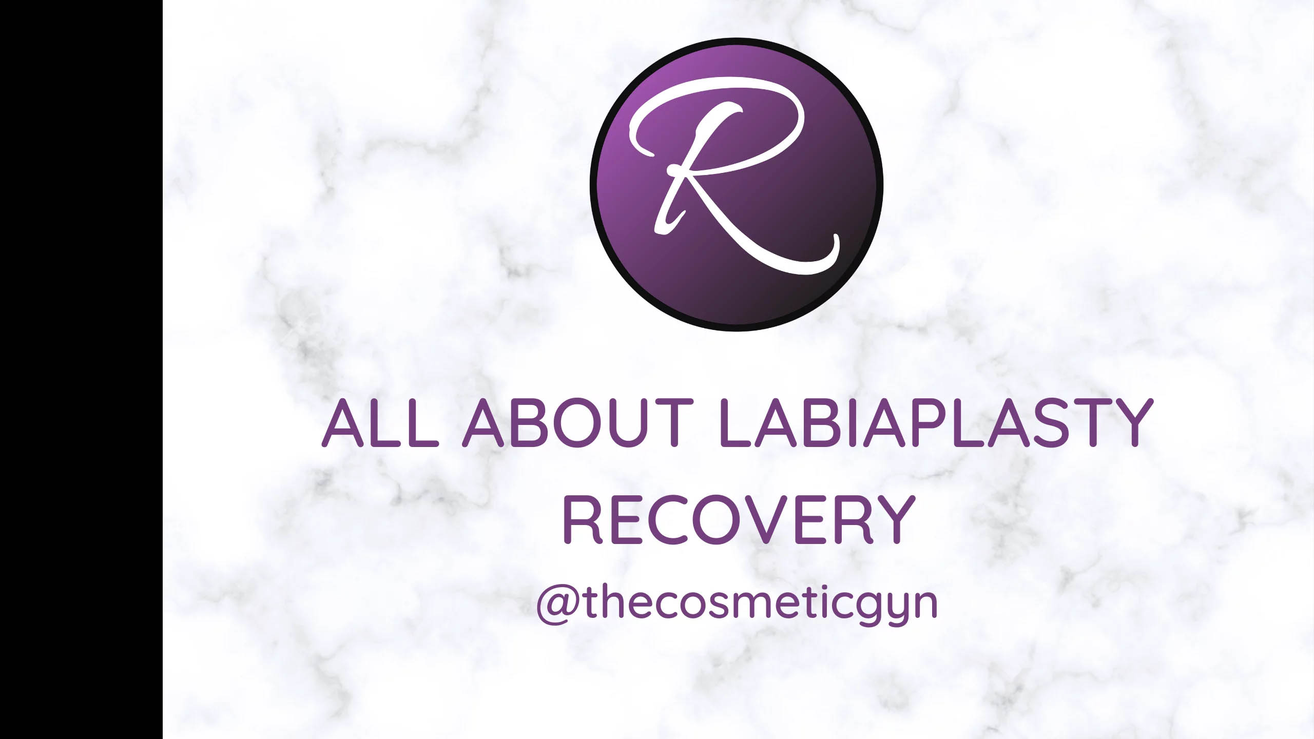 Todo sobre la recuperación de la labioplastia